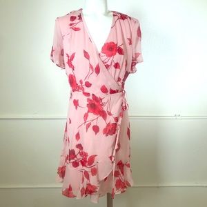 all in favor isabella wrap dress